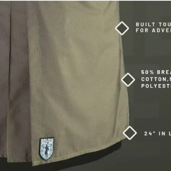 DNK Damn Near Kilt Em Techlite Rogue Kilt Medium - Picture 3 of 4